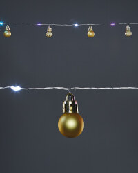 Pastel Bauble LED Garland Lights