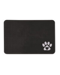 Pawprint Washable Pet Boot Mat