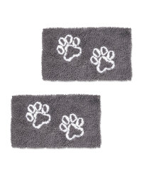 Paws Dirty Pet Doormat 2 Pack