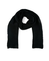 Black Ladies Knitted Scarf