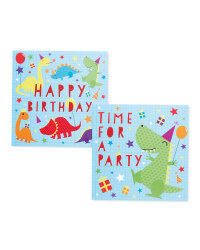 Penny Pots Dinosaur Party Cards