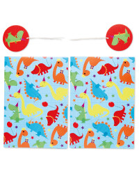 Penny Pots Dinosaur Party Wrap