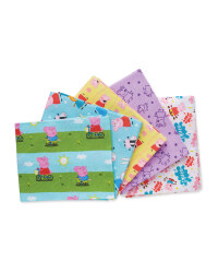 Peppa Pig Fat Quarters 5 Pack