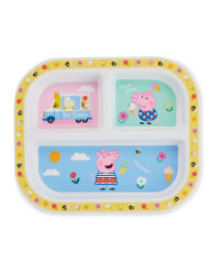 Peppa Pig 3 Section Plate