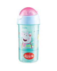Peppa Pig Sip & Snack Bottle