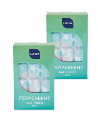 Peppermint Bath Brick 2 Pack