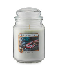 Peppermint Kisses Large Jar Candle