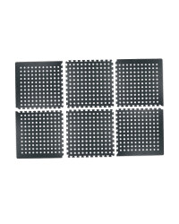 Perforated Multi-Purpose Floor Mats - Black