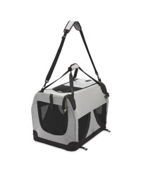 Pet Carrier Handbag - Grey