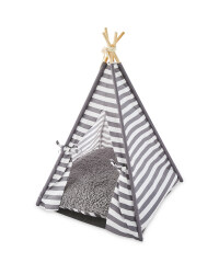 Pet Collection Grey Stripe Teepee