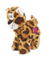 Pet Collection Plush Leopard Dog Toy