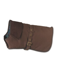 Pet Collection Waxed Cotton Dog Coat - Brown