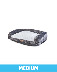 Pet Collection Medium Pet Soft Bed - Dark Grey