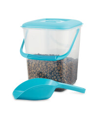 Pet Food Container - Blue