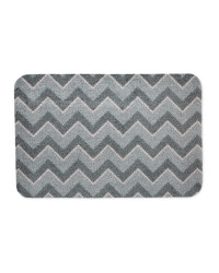 Pink Chevron Washable Mat