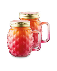Pink Citronella Candle 2 Pack