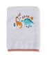Pink Dinosaur Hooded Baby Towel/Mitt