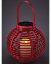 Garden Bright Pink Solar Lantern