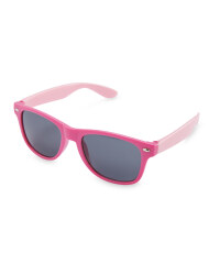 Pink Kids Sunglasses with Case