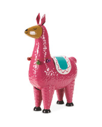 Pink Llama Garden Decoration