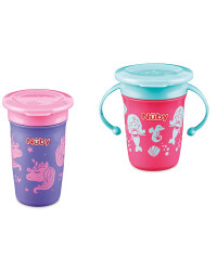 Pink Mini & Maxi 360° Sippy Cup