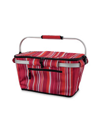 Pink One-Handle Shopping Basket