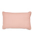 Pink Rectangular Criss Cross Cushion