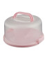 Pink Round Cake Container