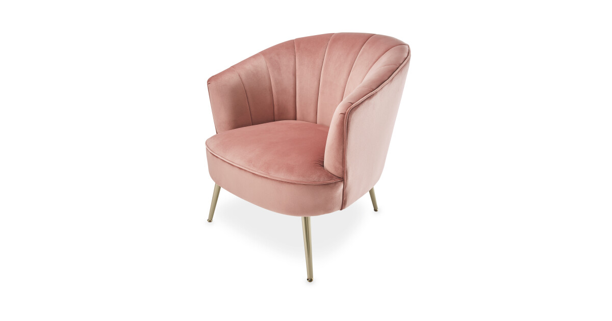 Pink Velvet S Accent Chair Aldi Uk, Light Pink Armchair Uk