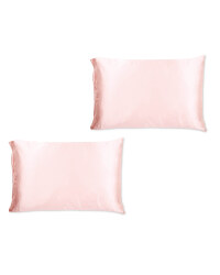 Pink Silk Pillowcase 2 Pack