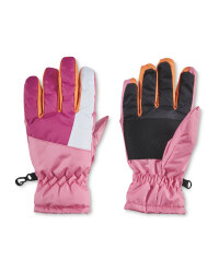Crane Pink Junior Winter Gloves