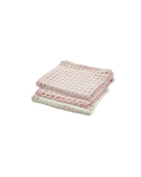 Pink Small Dish Cloth 3 Pack