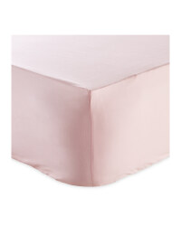 Pink Super King Fitted Sheet