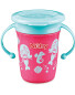 Pink/Aqua Nuby Mini 360° Sippy Cup