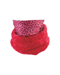 Kids' Pink Patterned Neck Warmer
