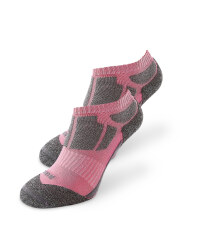Pink/Grey Trainer Socks 2 Pack