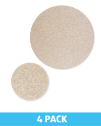 Placemat & Coasters Set Of 4 - Gold