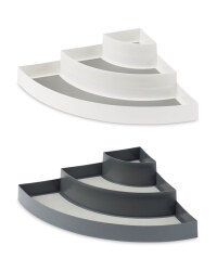 Plastic Corner Shelf Organiser