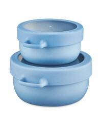 Eco Home Snack Pot 2 Pack - Blue