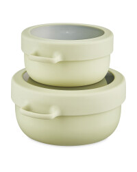Eco Home Snack Pot 2 Pack - Green