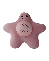 Pink Star Plush Lullaby Nightlight