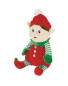 Plush Red Elf Character