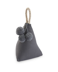 Pom Pom Doorstop - Dusky Blue