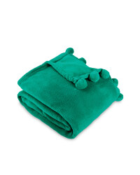 Pom Pom Throw - Emerald