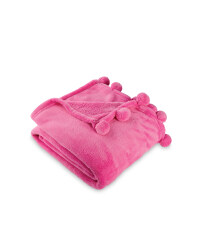 Pom Pom Throw - Pink