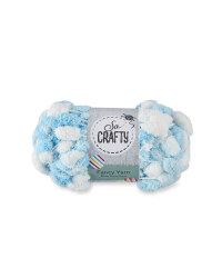 Pom Pom Yarn - Baby Blue