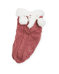 Lily & Dan Pom-Pom Slipper Socks
