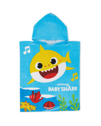 Baby Shark Poncho Towel