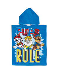 Blue Paw Patrol Poncho Towel