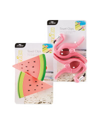 Crane Tropical Towel Clips 4 Pack